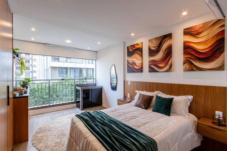 Studio de kitnet/studio para alugar com 1 quarto, 27m² em Pompeia, São Paulo