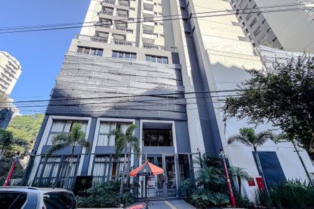 Studio para alugar com 21m², 1 quarto e sem vagaFachada - Plaquinha