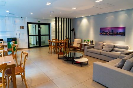 Studio à venda com 27m², 1 quarto e sem vagaÁrea comum - Salão de festas