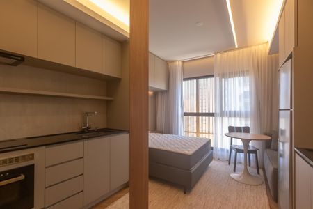 Studio de kitnet/studio para alugar com 1 quarto, 20m² em Indianópolis, São Paulo