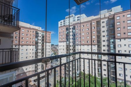 Varanda da sala  de apartamento para alugar com 3 quartos, 64m² em Centro, Diadema