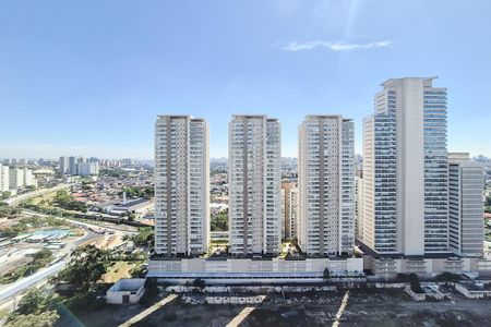 Varanda gourmet - vista de apartamento à venda com 3 quartos, 106m² em Centro, São Bernardo do Campo
