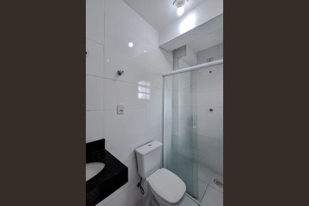 Banheiro da Suíte de kitnet/studio à venda com 1 quarto, 28m² em Aclimação, São Paulo