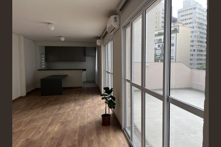 Sala de apartamento para alugar com 1 quarto, 90m² em Vila Buarque, São Paulo