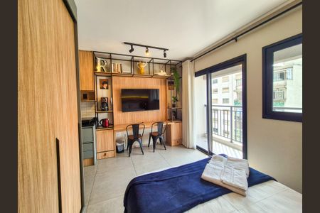 Sala/Quarto de apartamento à venda com 1 quarto, 27m² em Vila Buarque, São Paulo