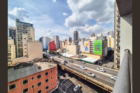 Vista da Varanda de apartamento à venda com 1 quarto, 27m² em Vila Buarque, São Paulo