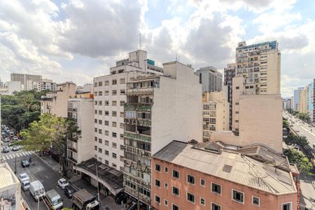 Vista de kitnet/studio para alugar com 1 quarto, 27m² em Vila Buarque, São Paulo