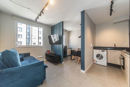 Sala de apartamento para alugar com 2 quartos, 34m² em Santo Amaro, São Paulo