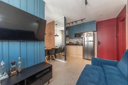 Sala de apartamento para alugar com 2 quartos, 34m² em Santo Amaro, São Paulo