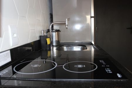 Cozinha de kitnet/studio para alugar com 2 quartos, 16m² em Bela Vista, São Paulo