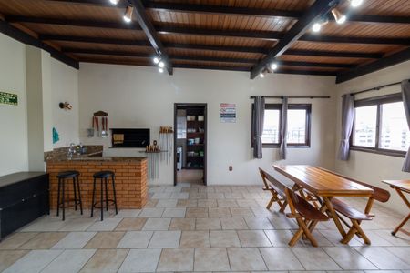 Área comum - Salão de festas de apartamento à venda com 1 quarto, 71m² em Centro Histórico, Porto Alegre