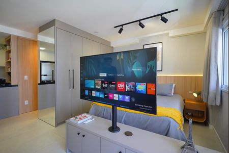 Studio para alugar com 43m², 1 quarto e 1 vagaTv giratória 