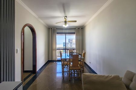 Sala de apartamento para alugar com 3 quartos, 182m² em Guilhermina, Praia Grande