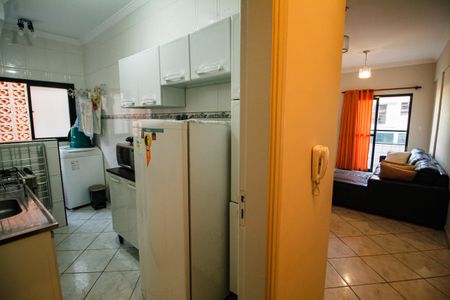 Sala de apartamento para alugar com 1 quarto, 45m² em Vila Caiçara, Praia Grande