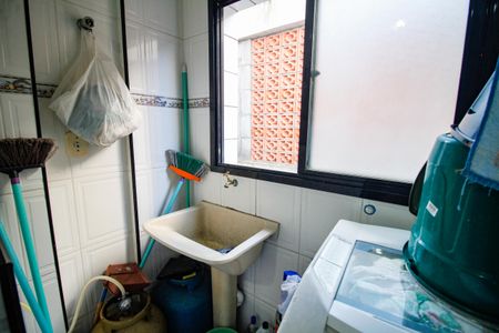 Área de Serviço de apartamento para alugar com 1 quarto, 45m² em Vila Caiçara, Praia Grande