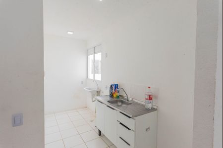 Cozinha de apartamento à venda com 2 quartos, 39m² em Jardim Rossin, Campinas