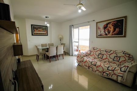 Sala de apartamento para alugar com 2 quartos, 92m² em Guilhermina, Praia Grande