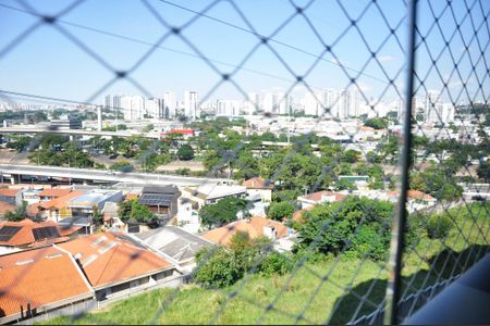 Apartamento para alugar com 85m², 3 quartos e 2 vagasDetalhe - Vista da Varanda com Churrasqueira