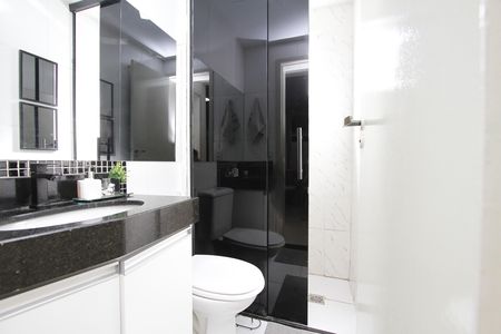 Apartamento à venda com 55m², 2 quartos e 1 vagaBanheiro Social