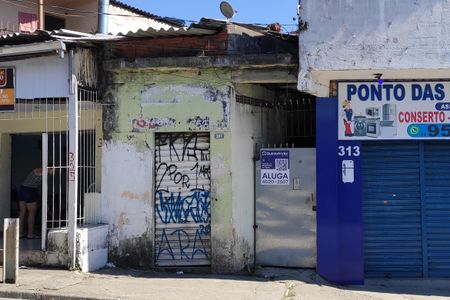 Studio para alugar com 30m², 1 quarto e sem vagaFachada + placa