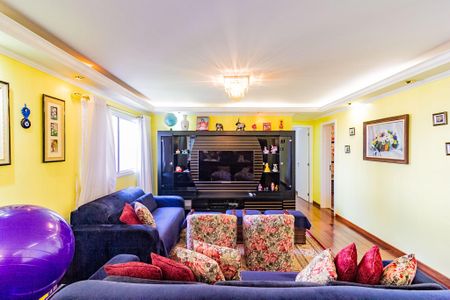 Sala de Estar de apartamento à venda com 4 quartos, 190m² em Jardim Marajoara, São Paulo