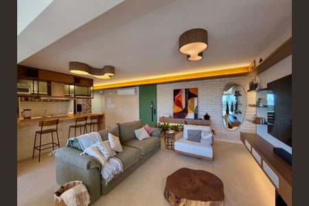 Sala de apartamento à venda com 3 quartos, 136m² em Campo Belo, São Paulo