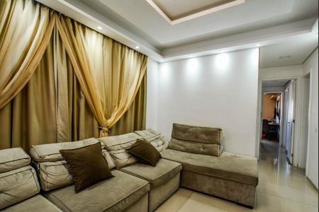 Sala de apartamento à venda com 3 quartos, 88m² em Vila Homero Thon, Santo André