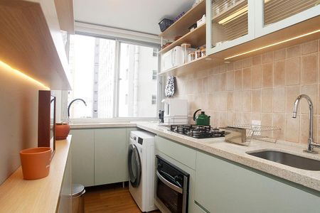 Apartamento à venda com 46m², 1 quarto e 1 vagaCozinha + Área de Serviço