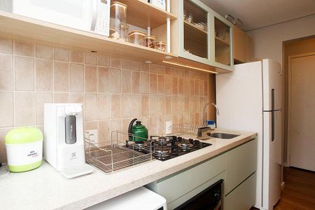 Apartamento à venda com 46m², 1 quarto e 1 vagaCozinha + Área de Serviço