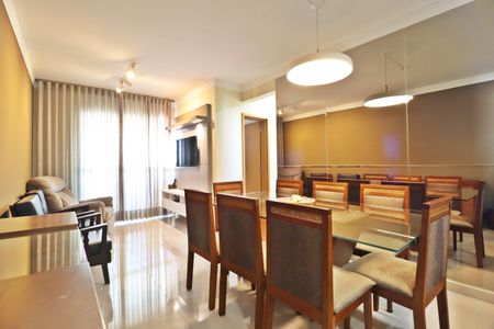 Sala de apartamento para alugar com 2 quartos, 73m² em Santa Mônica, Uberlândia