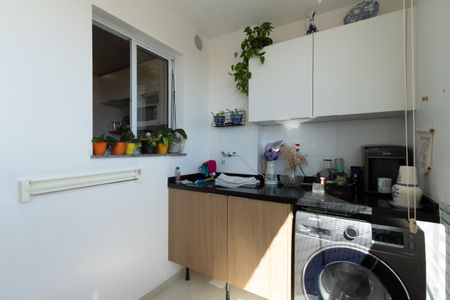 Apartamento para alugar com 55m², 2 quartos e 1 vaga Apartamento para alugar com 55m², 2 quartos e 1 vagaVaranda sala / Área de Serviço