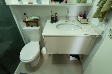 Apartamento para alugar com 55m², 2 quartos e 1 vaga Apartamento para alugar com 55m², 2 quartos e 1 vagaBanheiro Social