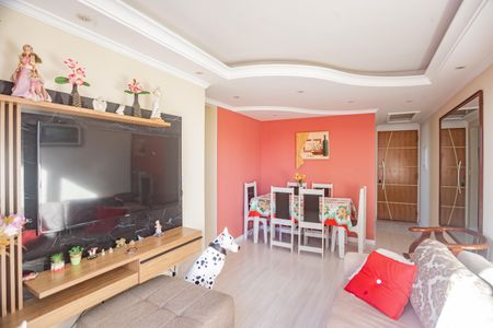 Apartamento à venda com 74m², 3 quartos e 2 vagasSala