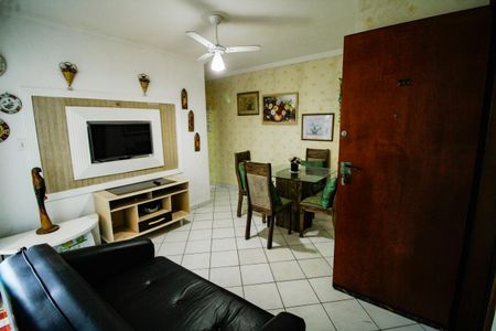 Sala de apartamento para alugar com 1 quarto, 65m² em Cidade Ocian, Praia Grande