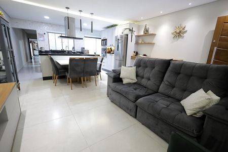 Sala de casa à venda com 3 quartos, 130m² em Parque Capuava, Santo André