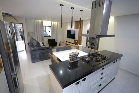 Cozinha e Sala de casa à venda com 3 quartos, 130m² em Parque Capuava, Santo André
