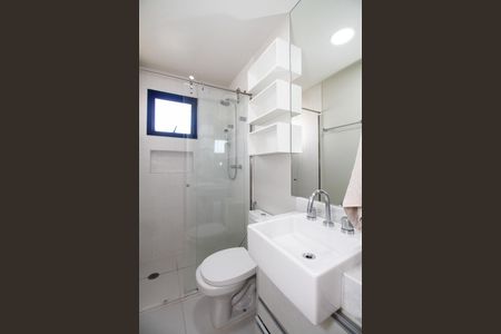 Apartamento para alugar com 60m², 1 quarto e 2 vagasBanheiro da Suíte