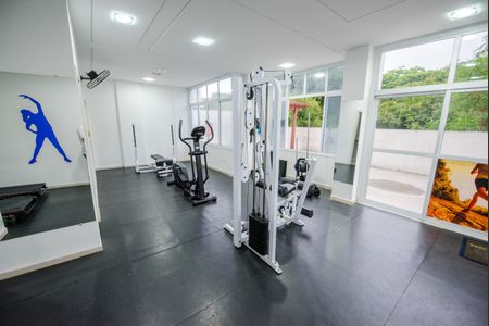 Apartamento para alugar com 69m², 3 quartos e 2 vagas Apartamento para alugar com 69m², 3 quartos e 2 vagasÁrea comum - Academia