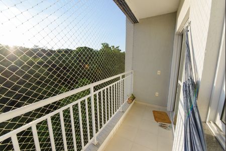 Varanda da Sala de apartamento para alugar com 3 quartos, 69m² em Vila São José, Taubaté