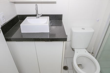 Apartamento para alugar com 31m², 1 quarto e sem vagaBanheiro da Suíte