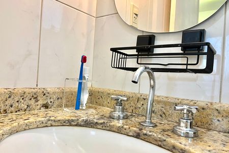 Apartamento para alugar com 40m², 1 quarto e 1 vaga Apartamento para alugar com 40m², 1 quarto e 1 vagaBanheiro da Suíte