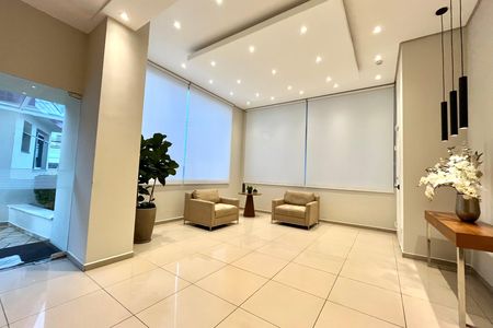 Hall social de apartamento para alugar com 1 quarto, 40m² em Mirandópolis, São Paulo