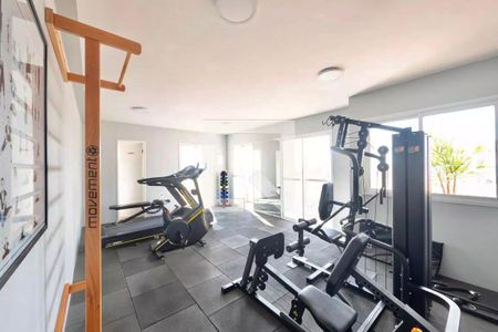 Área comum - Academia de apartamento para alugar com 1 quarto, 40m² em Mirandópolis, São Paulo