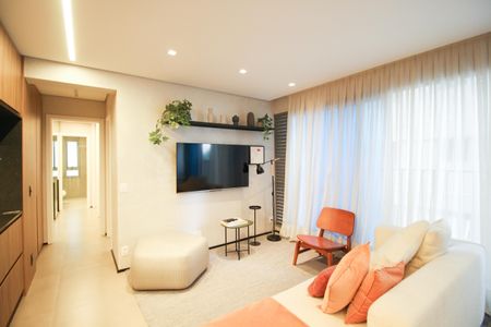 Sala de apartamento à venda com 2 quartos, 68m² em Indianópolis, São Paulo