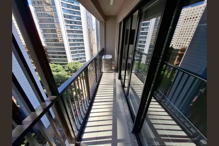 Varanda  de apartamento à venda com 1 quarto, 43m² em Centro, Rio de Janeiro