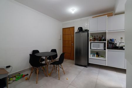Sala/Cozinha e Área de Serviço de apartamento à venda com 1 quarto, 29m² em Vila Santana, São Paulo