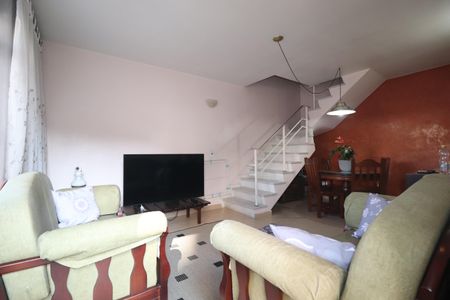 Sala de casa à venda com 3 quartos, 107m² em Campestre, Santo André