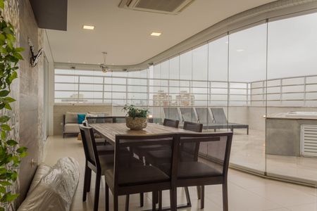 Varanda gourmet de apartamento para alugar com 4 quartos, 580m² em Vila Alvaro Marques, São Bernardo do Campo