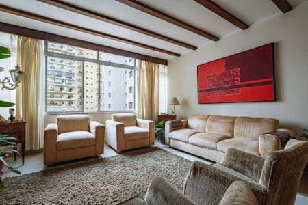 Sala de apartamento à venda com 3 quartos, 131m² em Jardim Paulista, São Paulo
