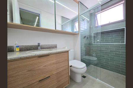 Apartamento para alugar com 41m², 1 quarto e sem vagaBanheiro da Suíte